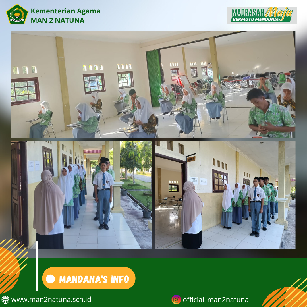 Ujian Madrasah 2026 Dimulai, 15 Siswa MAN 2 Natuna Siap Berjuang